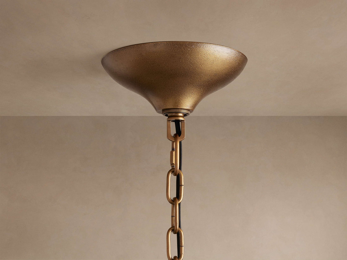 Neve Tubular Glass Round Chandelier