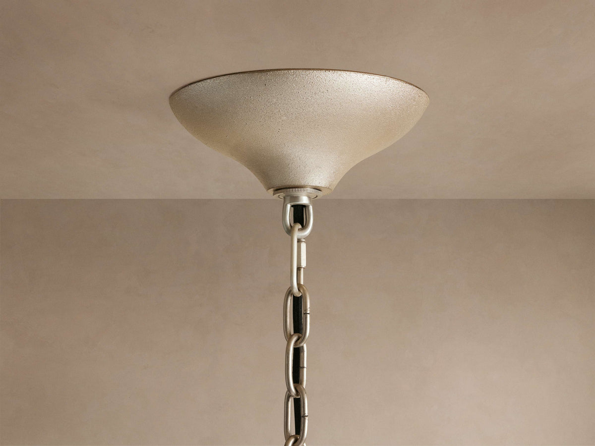 Neve Tubular Glass Round Chandelier