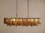 Neve Tubular Glass Linear Chandelier
