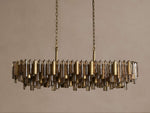 Neve Tubular Glass Linear Chandelier