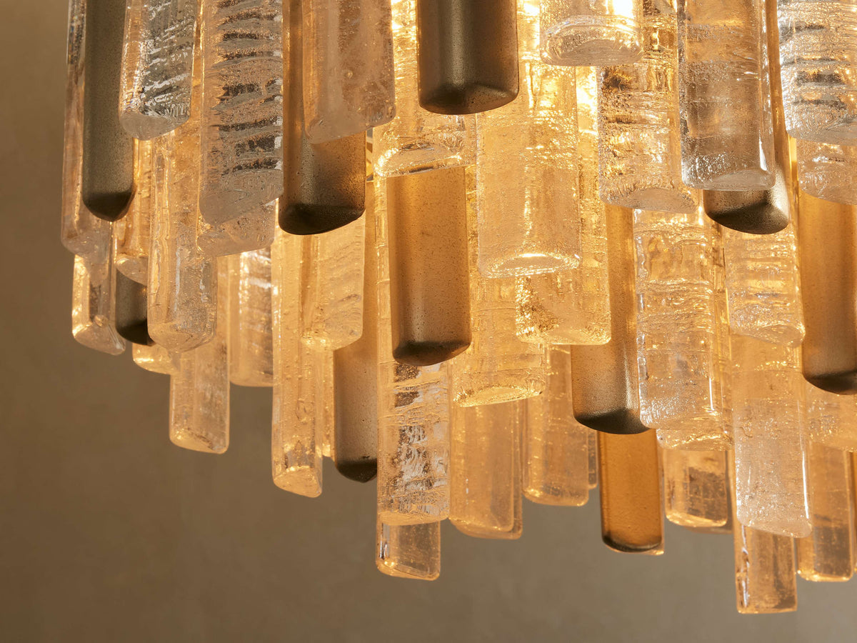 Neve Tubular Glass Linear Chandelier