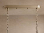 Neve Tubular Glass Linear Chandelier