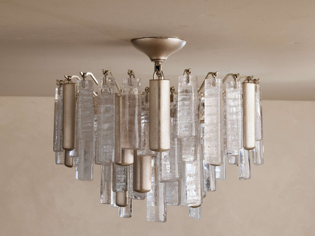 Neve Tubular Glass Flush Mount