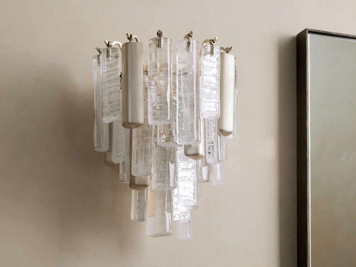 Neve Tubular Glass Wall Sconce