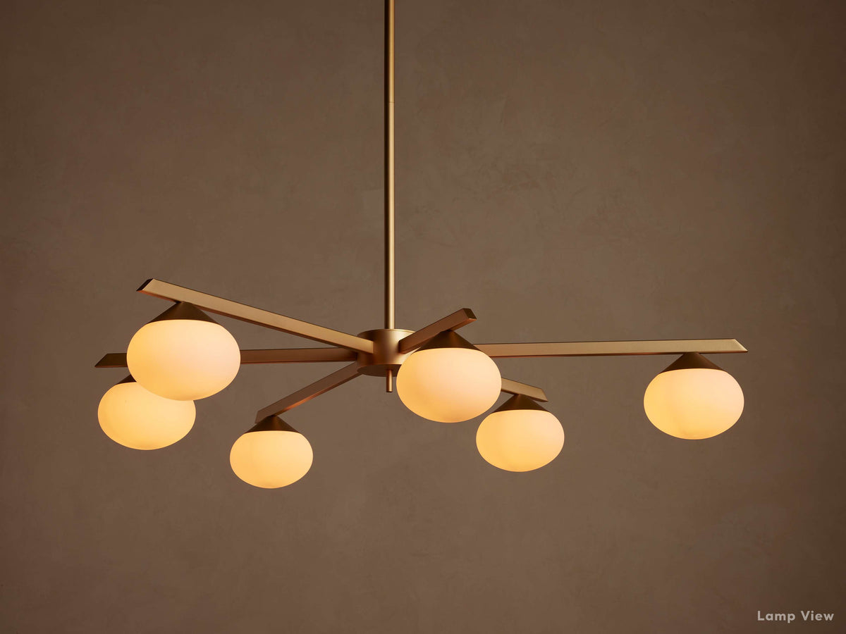 Costella Splayed Globe Round Chandelier