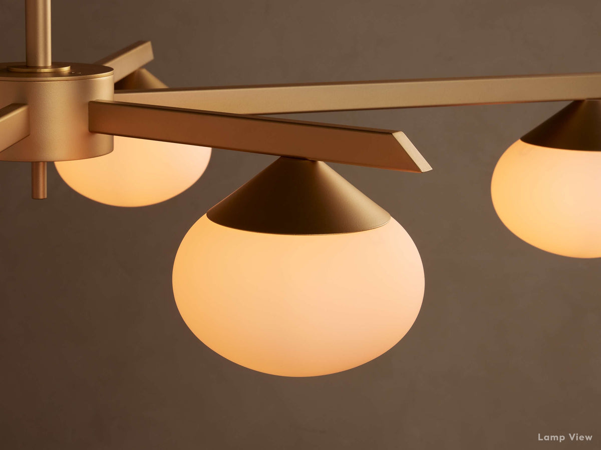 Costella Splayed Globe Round Chandelier