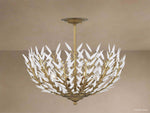 Morrigan Fanned Glass Flush Mount