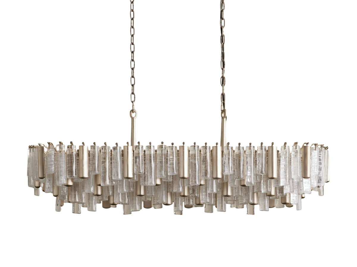 Neve Tubular Glass Linear Chandelier