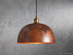 Recycled Dome Pendant Light