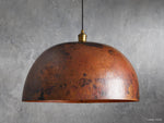 Recycled Dome Pendant Light