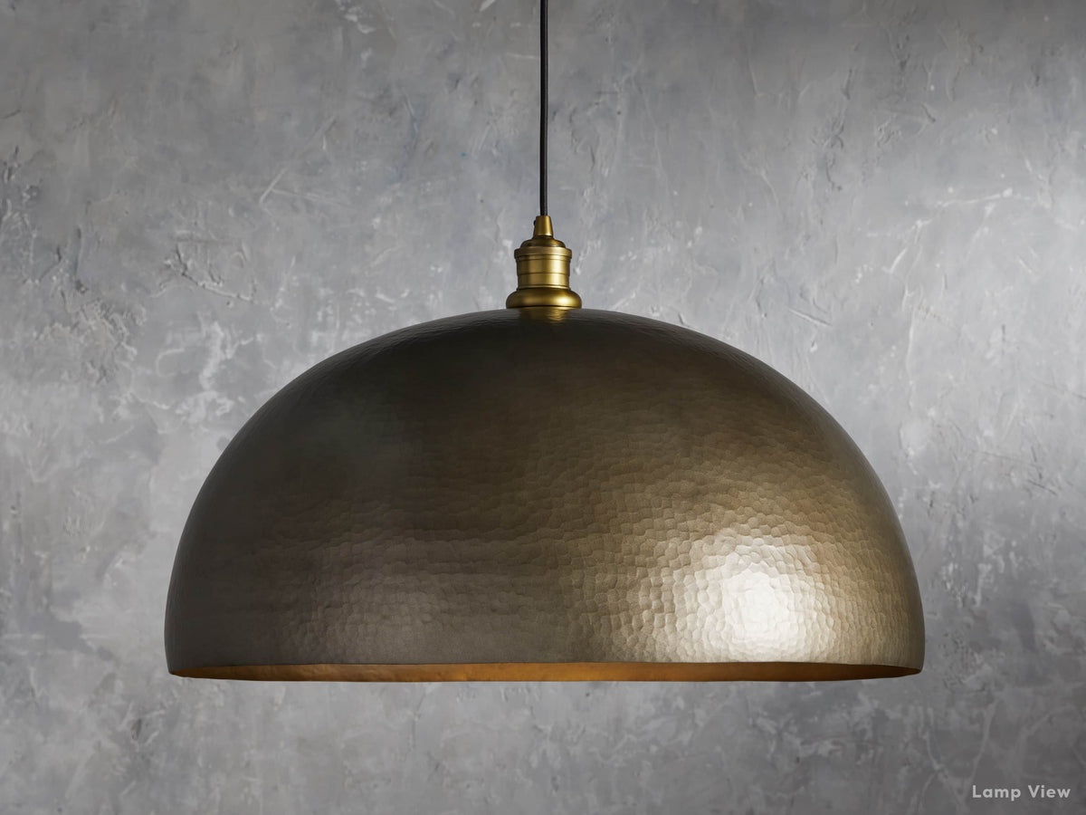 Recycled Dome Pendant Light