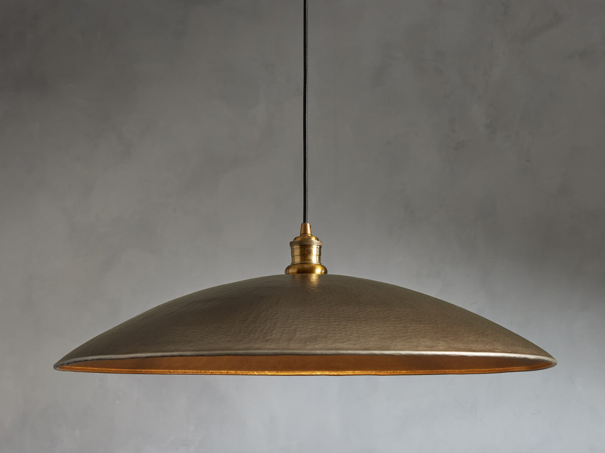 Recycled Fan Pendant Light