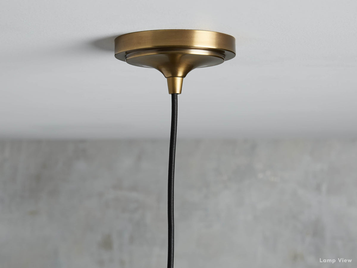 Recycled Fan Pendant Light