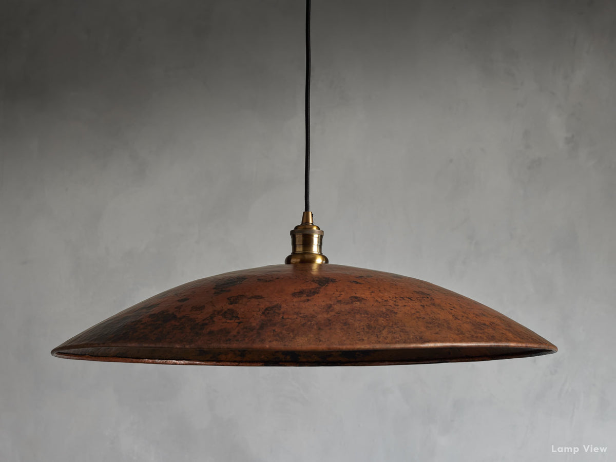 Recycled Fan Pendant Light