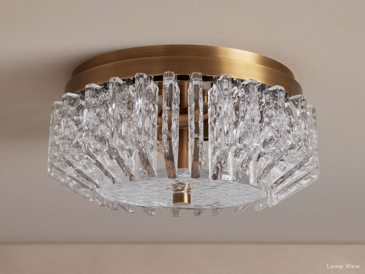 Liliana Glass Flush Mount