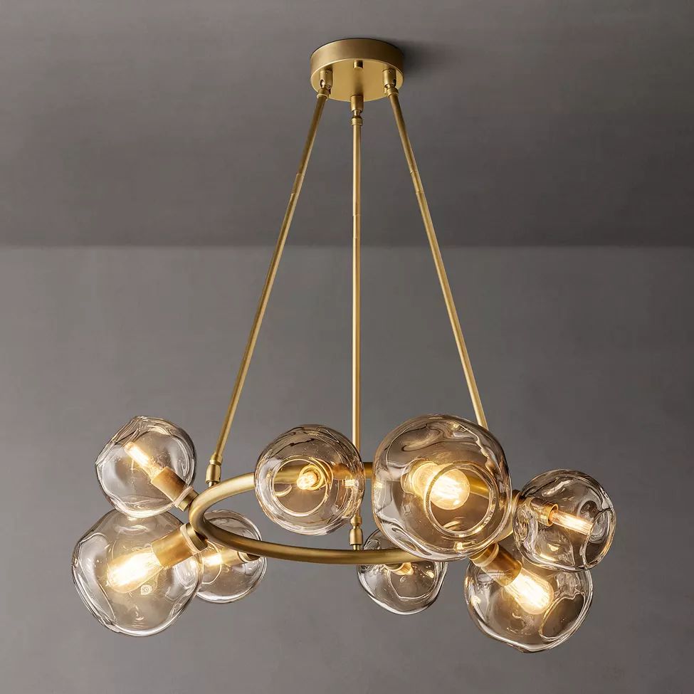 Bubble Round Chandelier 36"
