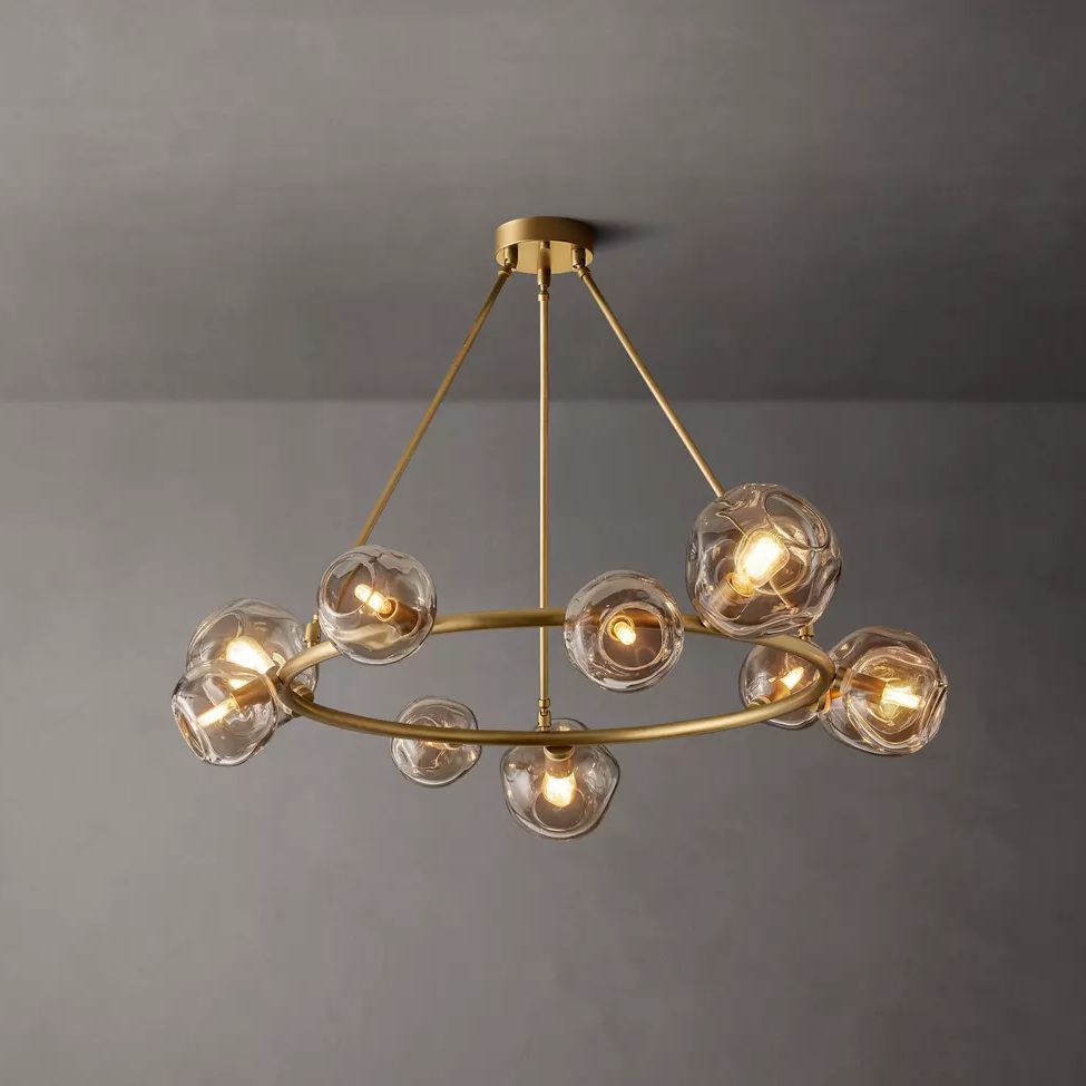 Bubble Round Chandelier 48"