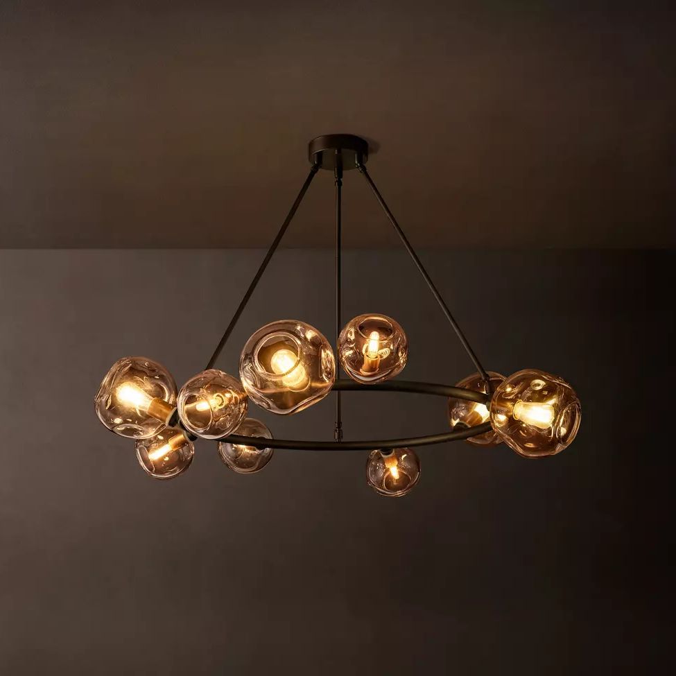 Bubble Round Chandelier 48"