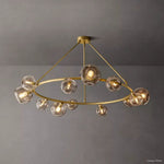 Bubble Organic Glass Round Chandelier 60"