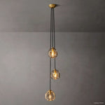 Bubble Organic Glass Cascade Pendant Light