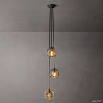 Bubble Organic Glass Cascade Pendant Light