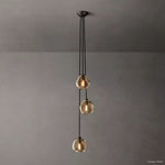 Bubble Organic Glass Cascade Pendant Light