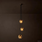 Bubble Organic Glass Cascade Pendant Light