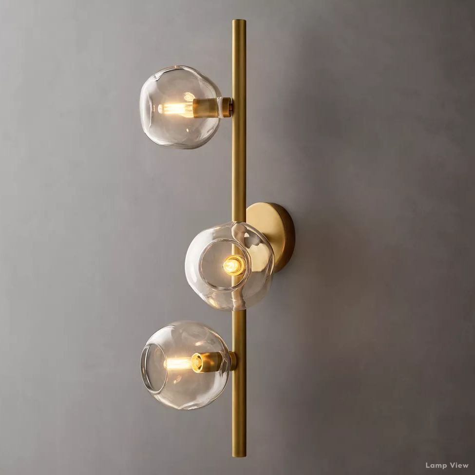 Bubble Organic Glass Wall Sconce