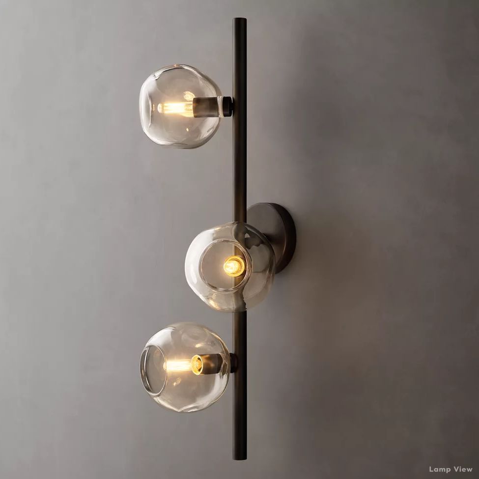 Bubble Organic Glass Wall Sconce