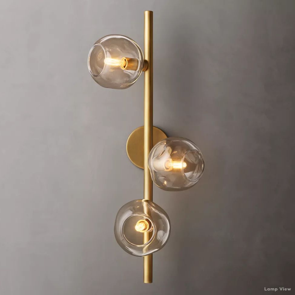 Bubble Organic Glass Wall Sconce