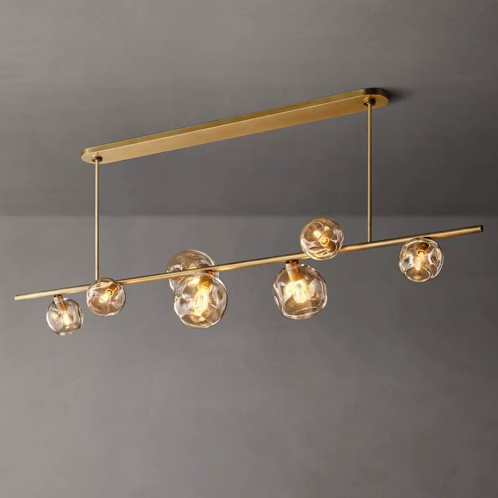 Bubble Linear Chandelier 78"