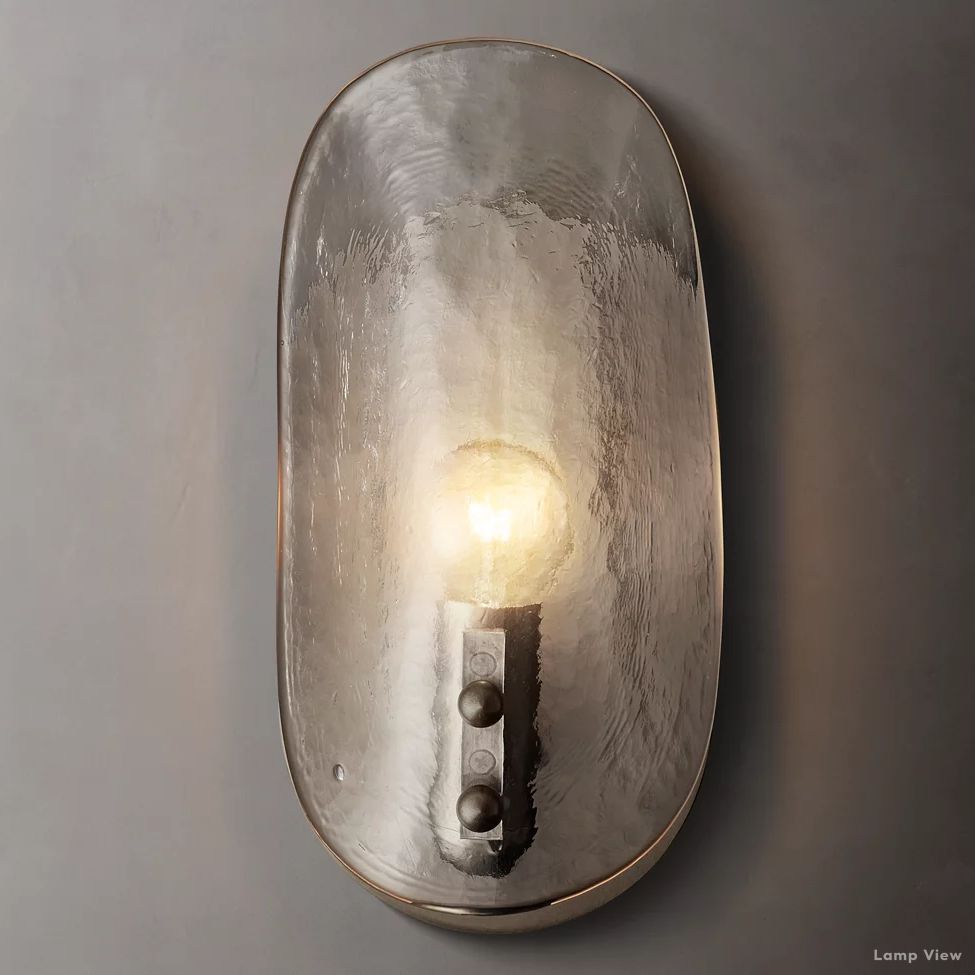 Shell Airy Glass Wall Sconce