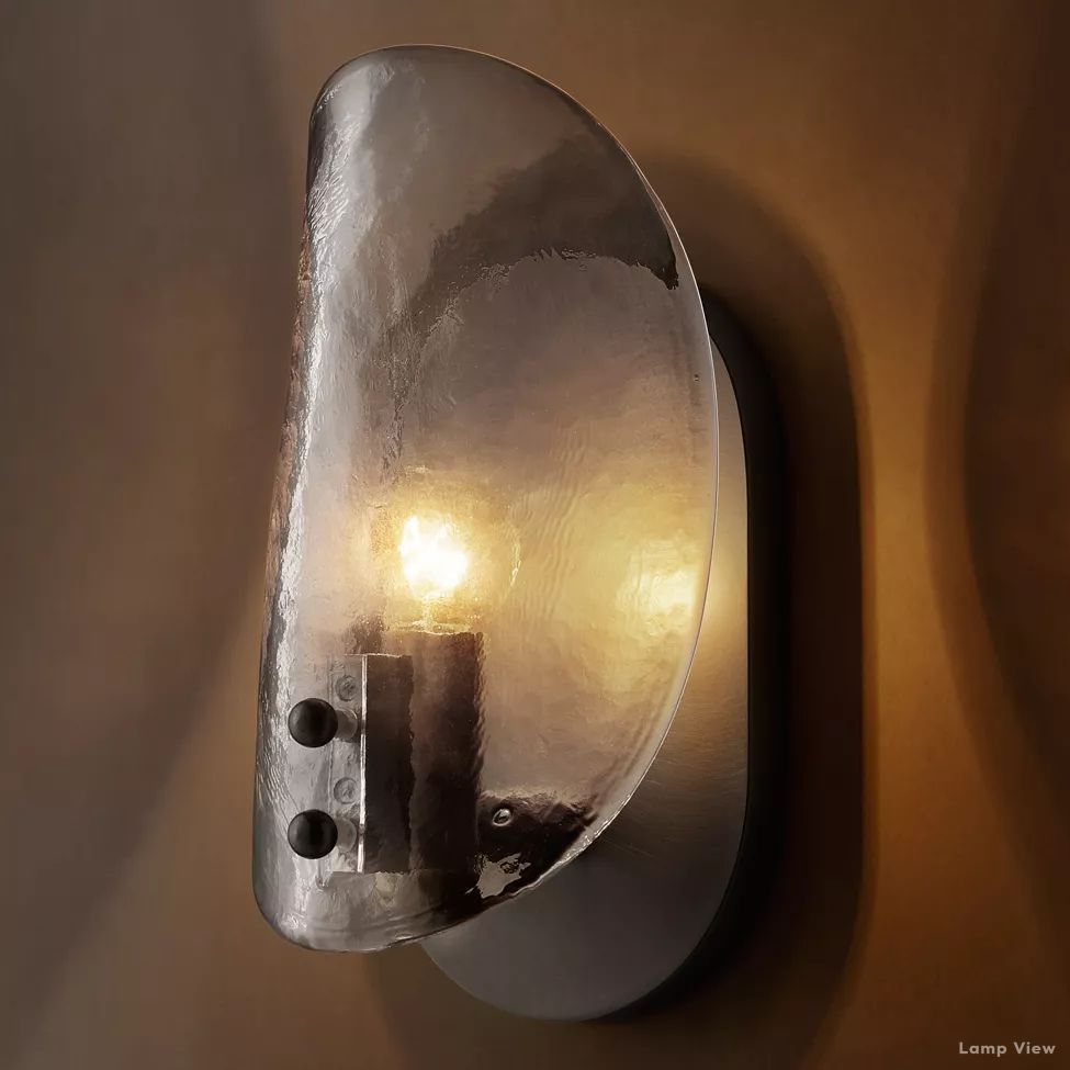 Shell Airy Glass Wall Sconce