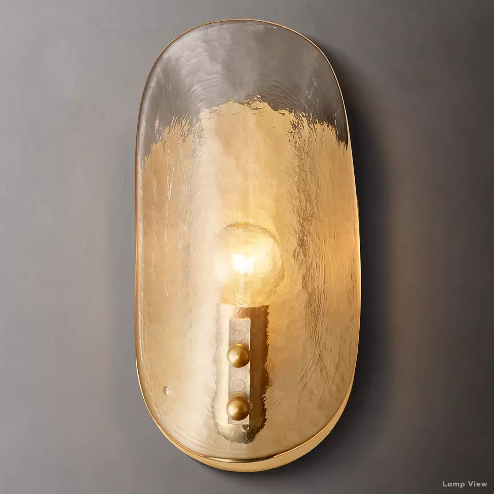 Shell Airy Glass Wall Sconce