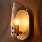 Shell Airy Glass Wall Sconce