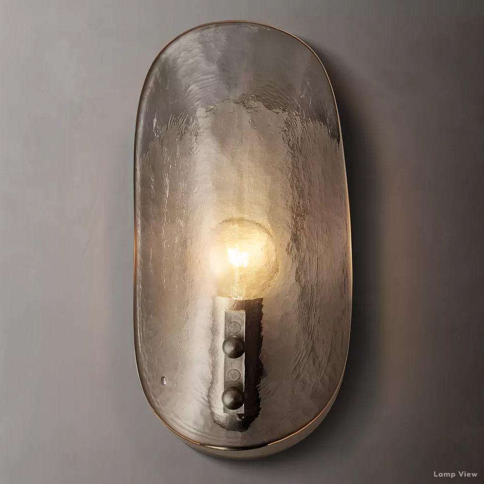 Shell Airy Glass Wall Sconce