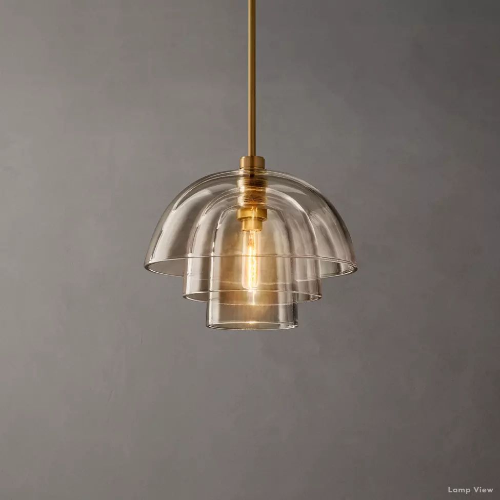 Blom Glass Cloche Pendant Light