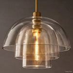 Blom Glass Cloche Pendant Light