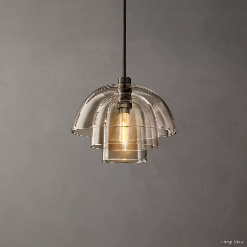 Blom Glass Cloche Pendant Light
