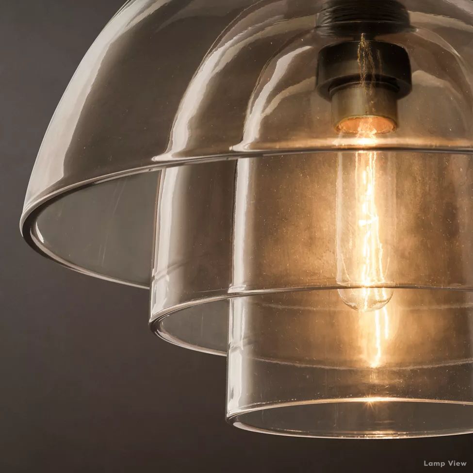 Blom Glass Cloche Pendant Light