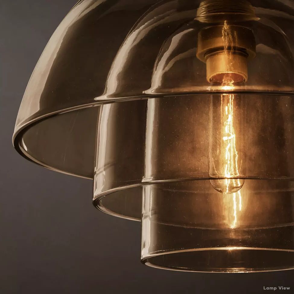 Blom Glass Cloche Pendant Light
