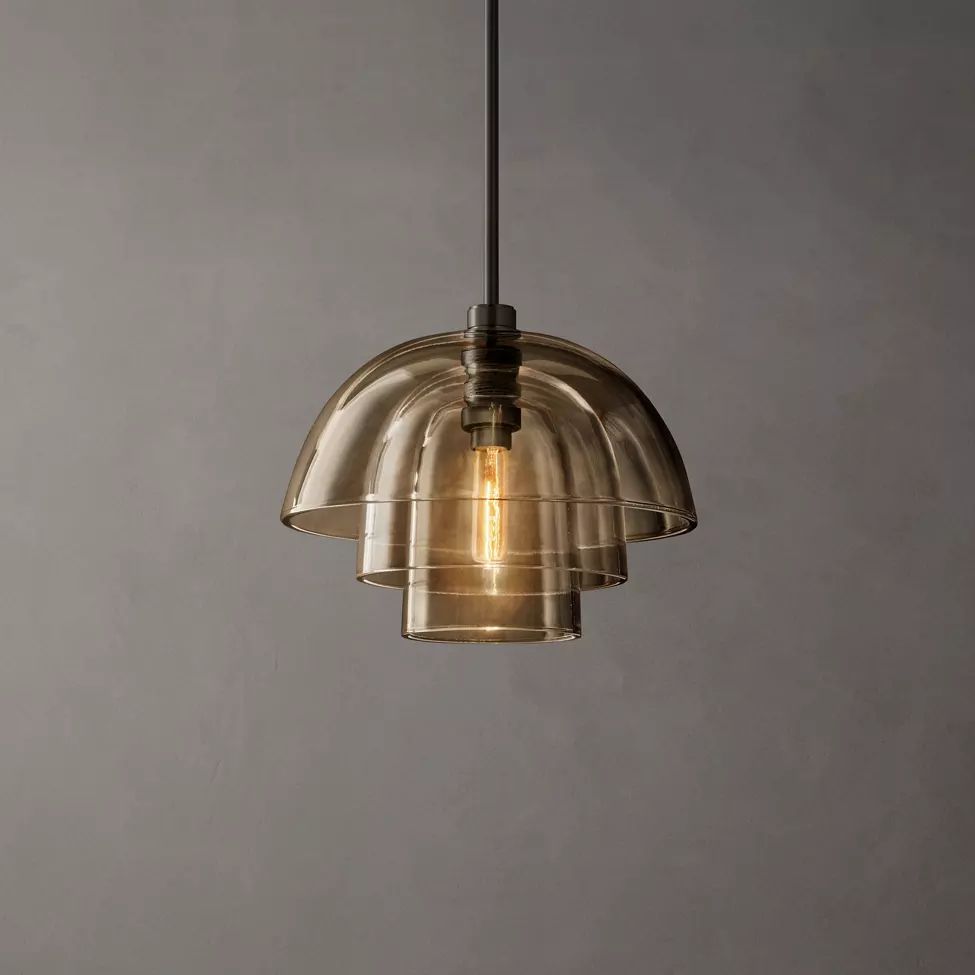 Blom Glass Cloche Pendant Light