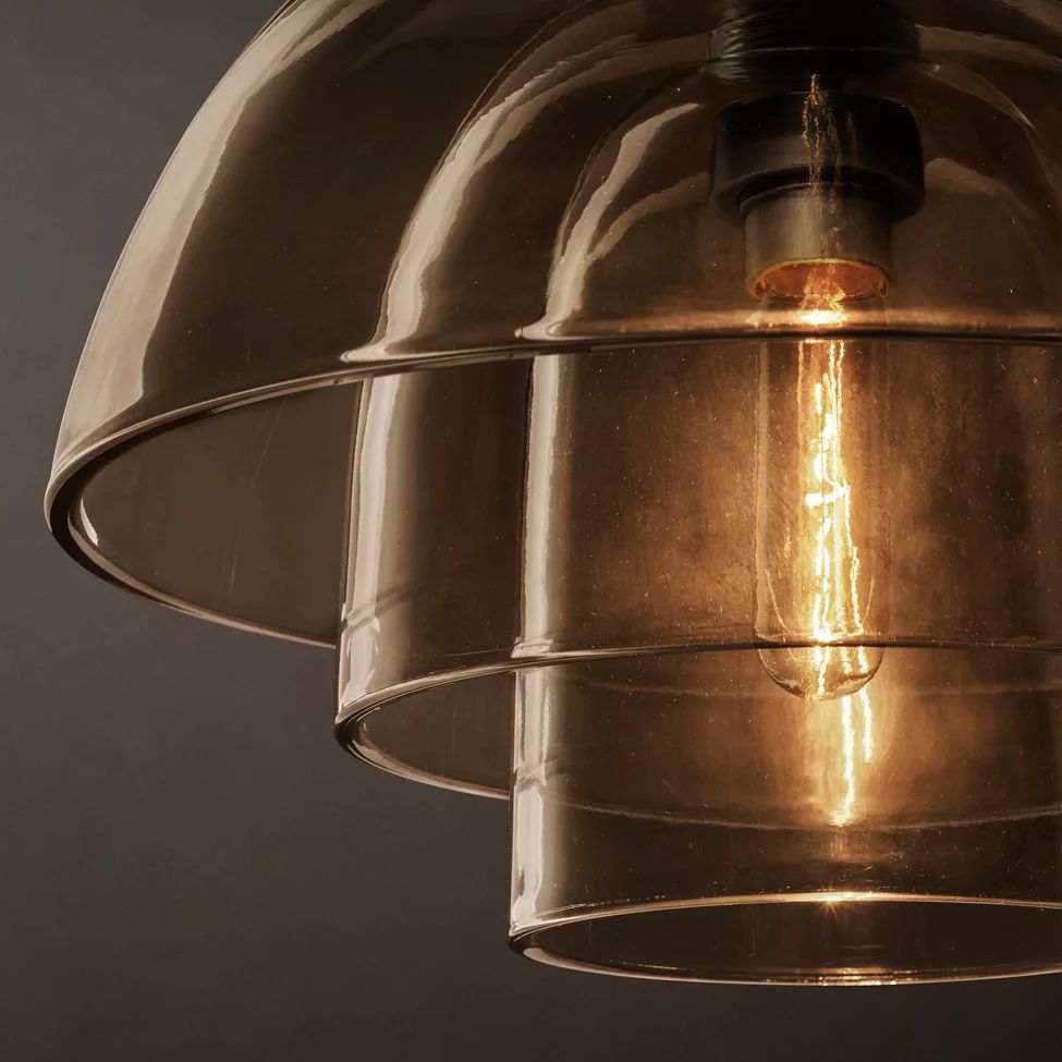 Blom Glass Cloche Pendant Light