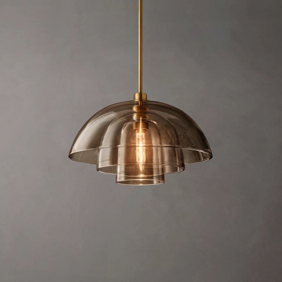 Blom Glass Cloche Pendant Light
