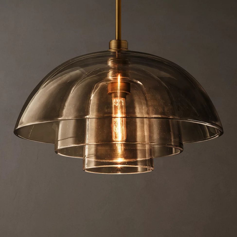 Blom Glass Cloche Pendant Light