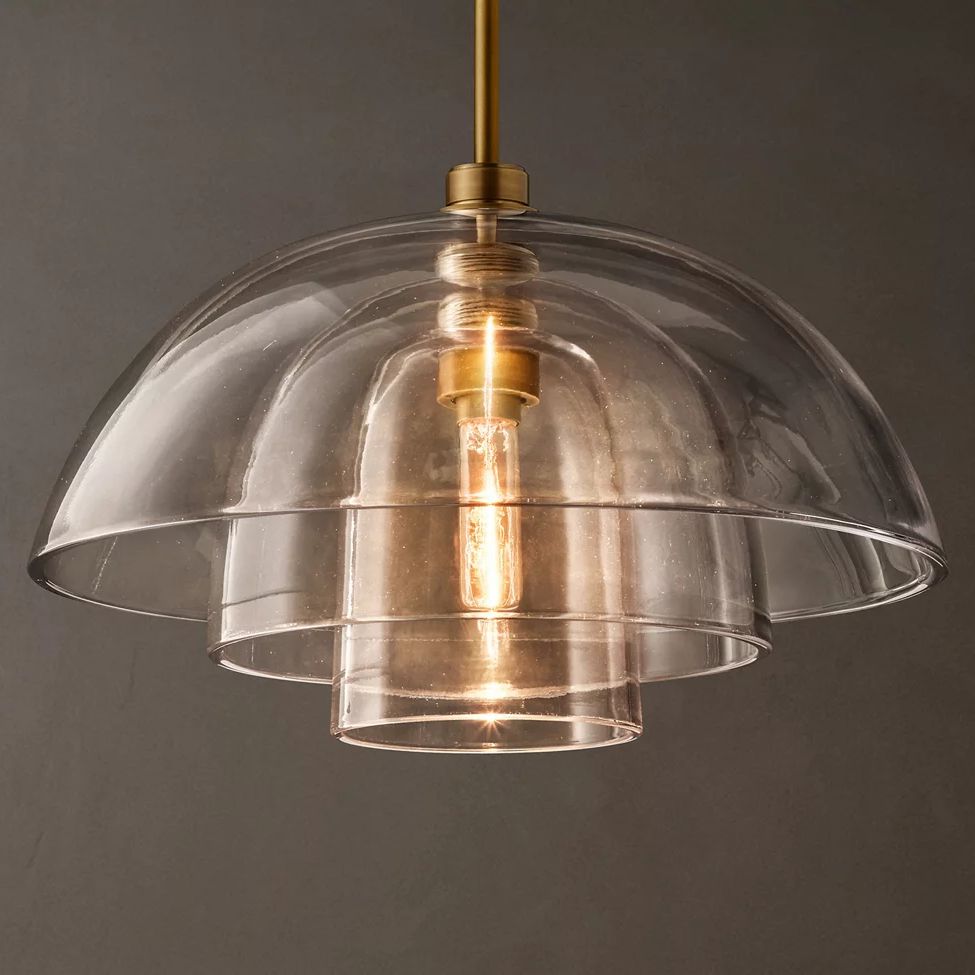 Blom Glass Cloche Pendant Light