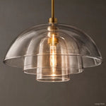 Blom Glass Cloche Pendant Light