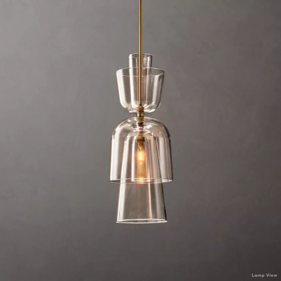 Blom Glass Grand Flute Pendant Light