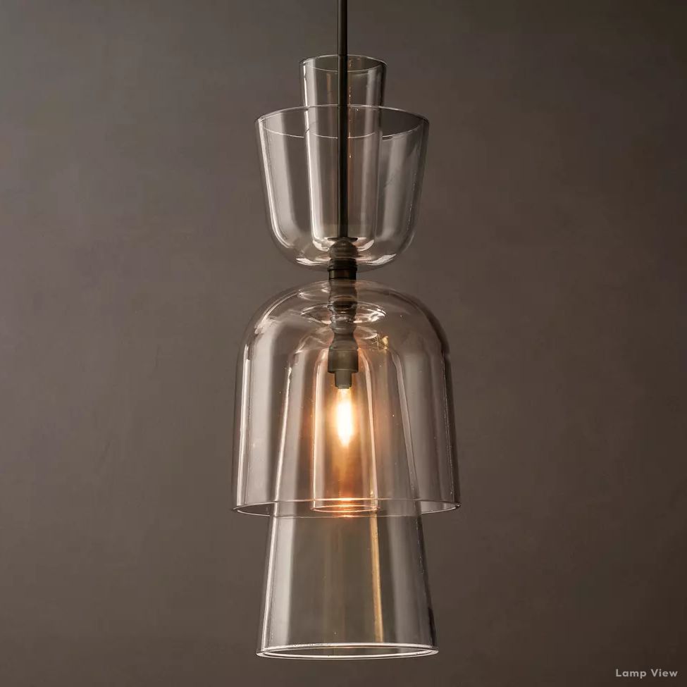 Blom Glass Grand Flute Pendant Light