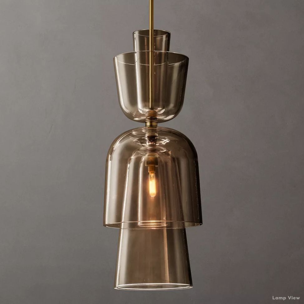Blom Glass Grand Flute Pendant Light
